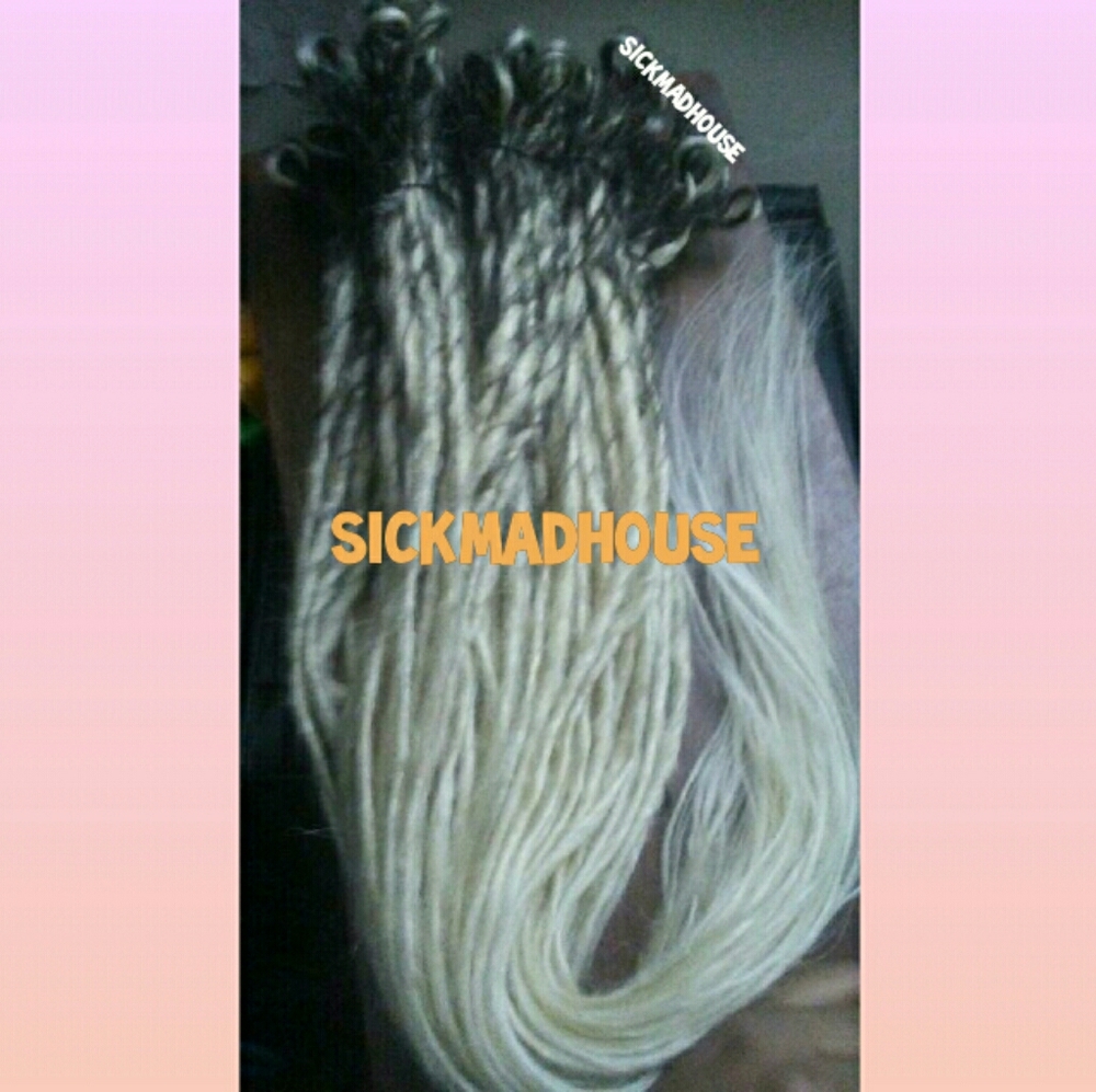 10 Omdre twist dreads synthetic hair blonde